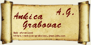 Ankica Grabovac vizit kartica